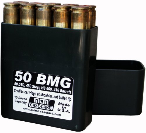 10-Round Slip-Top Ammo Case for 50 BMG & 416 Barrett - Pack of 1