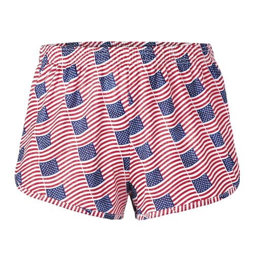 Men's Printed Running Shorts - 2.25" Inseam, Old Glory - Ranger Panty