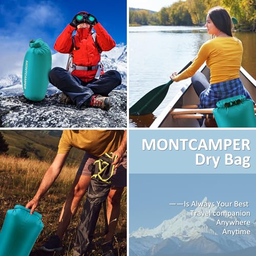 3L Waterproof Dry Bag - Lightweight Roll Top Dry Sack - Turquoise Blue