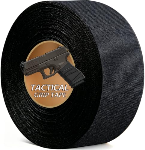 1.5 Inch x 65 FT Tactical Grip Tape - Non-Slip Adhesive Wrap for Guns, Hockey, Tools