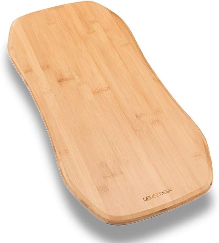 UPLIFTDESK Bamboo Motion-X Balance Board - 27” Ergonomic Wobble Board for Core Stability & Anti-Fatigue Support