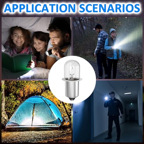 XPR18 18V Xenon Flashlight Bulb 4 Pack - DW9083 DW908 DC509 Compatible