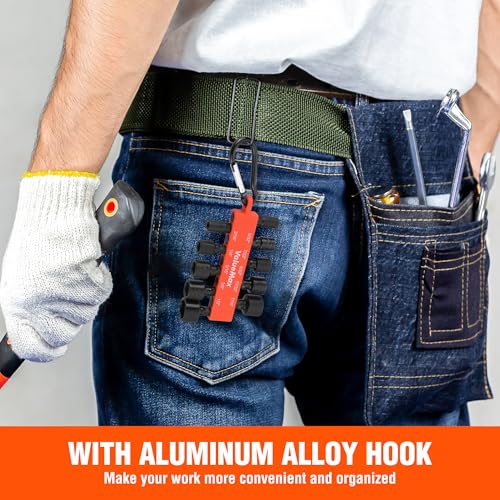 ValueMax 20 PCS Power Nut Driver Set for Impact Drill, 1/4¡± Hex Head Drill Bit Set SAE and Metric, 4-12mm and 5/32''-1/2'' Nut Drivers, Chrome Vanadium Steel