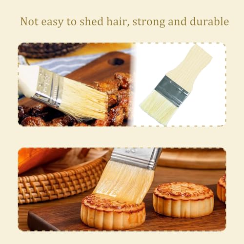 Flat Paddle Paint Brush Wide with Poplar Handle Art Paint Brush 2/3/4/5 inch for Oil and Acrylic Paints