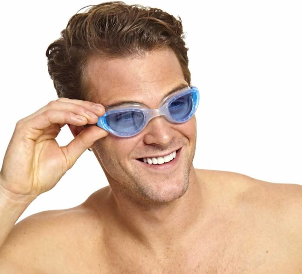 Zoggs Phantom 2.0 Swimming Goggles - Anti-Fog, UV Protection, Wide Vision, Quick-Adjust, No-Leak