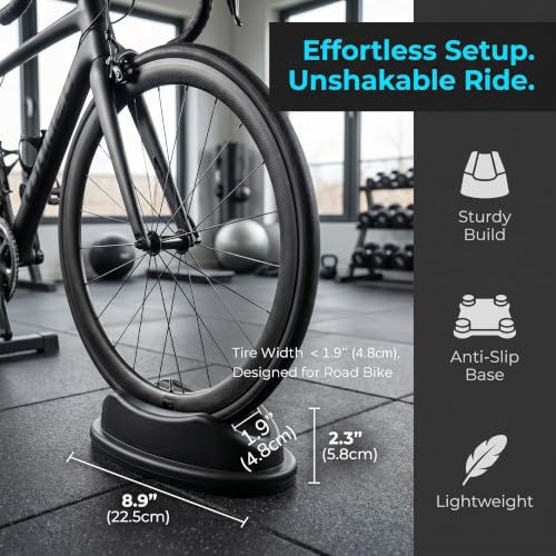 Bike Front Wheel Riser Block for Indoor Cycling Trainers