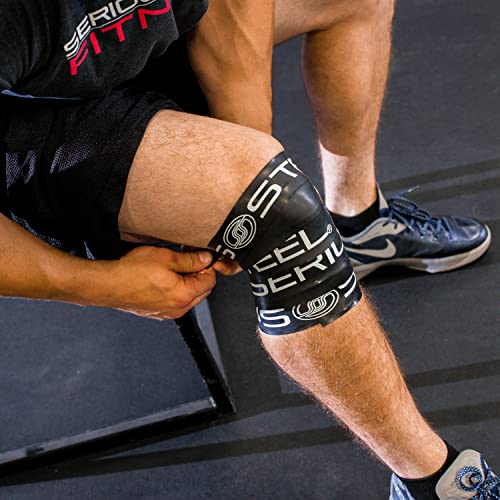Serious Steel Mobility & Recovery Bands (Single - Black) 7' x 2" | Flossing Band