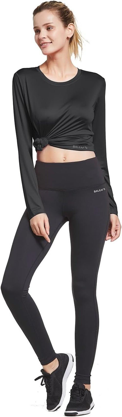 Baleaf Long Sleeve Workout Tops - Women's Athletic Shirts | Quick-Dry, Lightweight & Moisture-Wicking