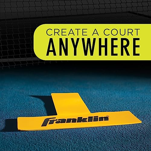 Pickleball Court Marker Kit - Official Size Lines with Tape Measure - Small