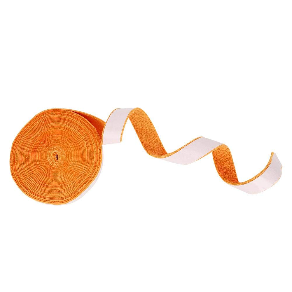 Redxiao 【𝐁𝐥𝐚𝐜𝐤 𝐅𝐫𝐢𝐝𝐚𝒚】 White/Orange/Black 10M Racket Grip Tape, Anti-Skid Badminton Racquet Towel Grip, 32.81ft x 1.18inch for Badminton Rackets Tennis Rackets Outdoor Sport Tool(Orange)