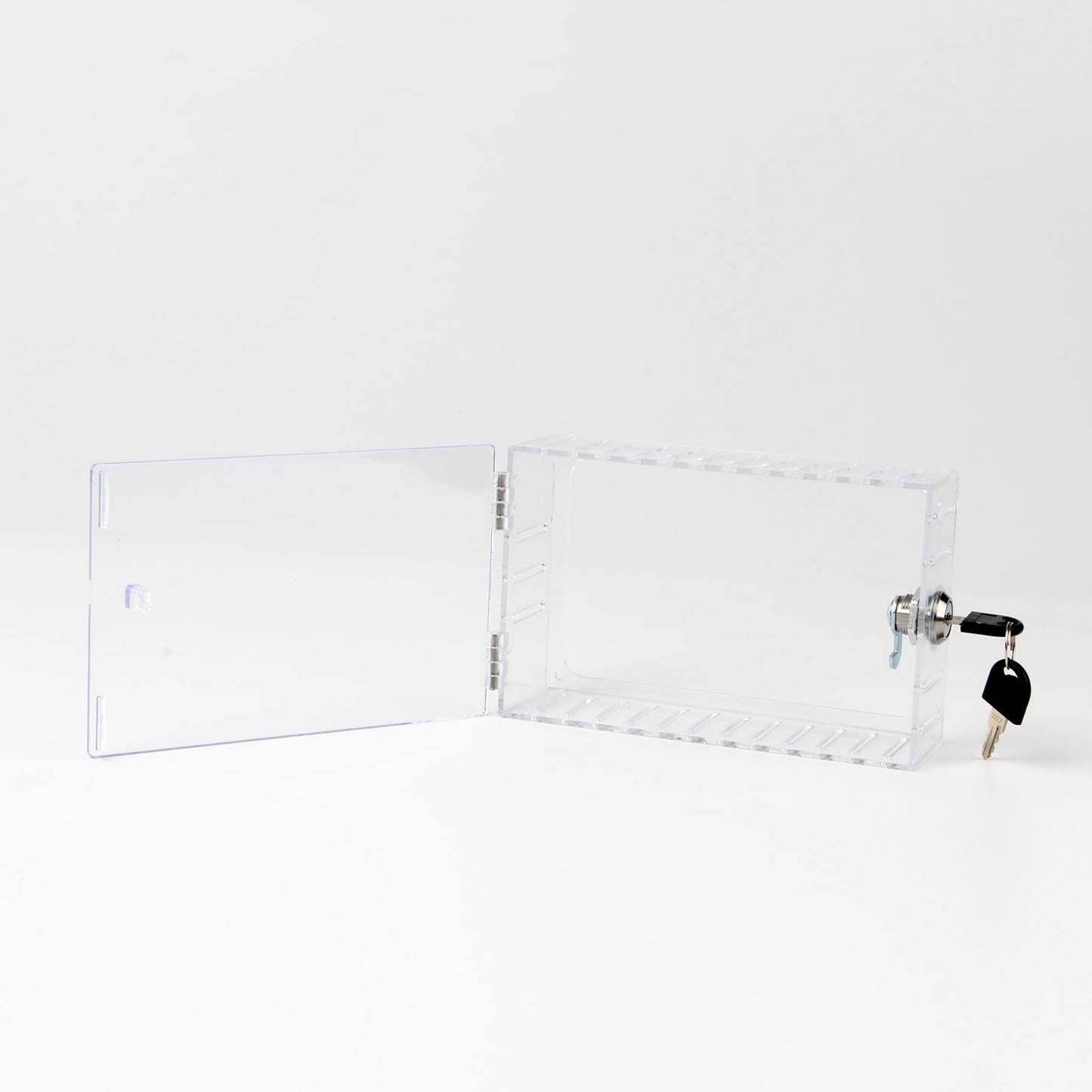 Lxmxgk Universal Thermostat Lock Box with Key, Large Thermostat Lock Box Cover with Key, Clear Large Thermostat Cover for Thermostat on Wall, A/C Lock Box Cover with Key Fits Thermostats