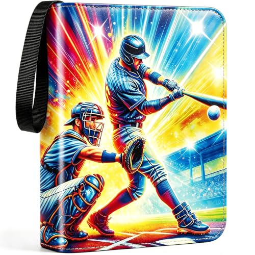 900 Card Baseball Card Binder - Sports Trading Card Album with 9-Pocket Pages
