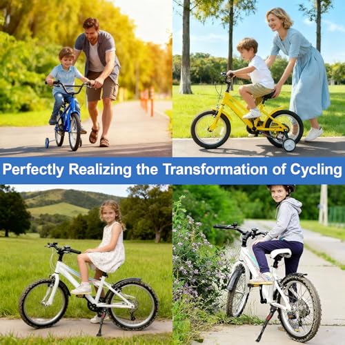 Adjustable Kickstand for Kids Bike - 16, 18, 20 Inch Wheels