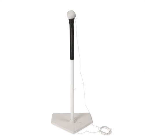 Champion Sports Deluxe Batting Tee - Adjustable Rubber Baseball & Softball Tee for Home Use, Multiple Styles