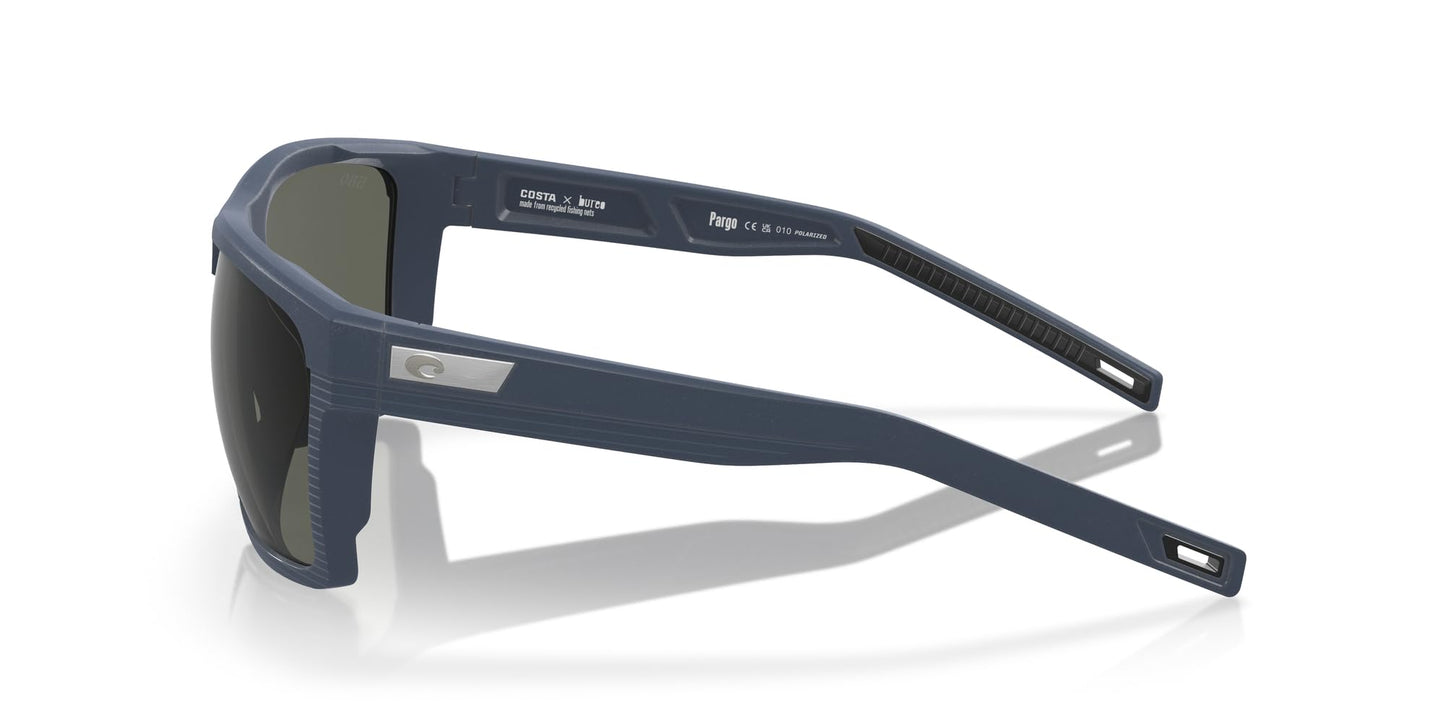 Costa Del Mar Pargo Sunglasses, Net Midnight Blue/Gray 580G, 61 mm