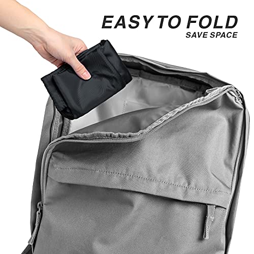BuyAgain Black Drawstring Sports Backpack Water-Resistant Gym Sack for Men Women