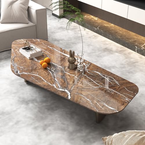 Vintage Brown Marble Contact Paper 88" X 16" Marble Wallpaper Self Adhesive Peel and Stick Waterproof Vinyl Wrap Film for Kitchen and Bath Countertops Cabinets and Backsplash DIY