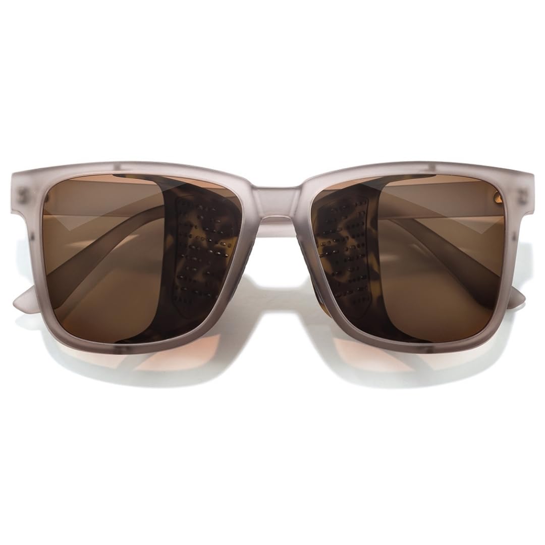 Sunski Couloir - Polarized Recycled Alpine Sunglasses (Matte Mist Amber)