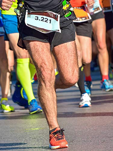 Race Number Belt with 6 Gel Loops for Running & Triathlon
