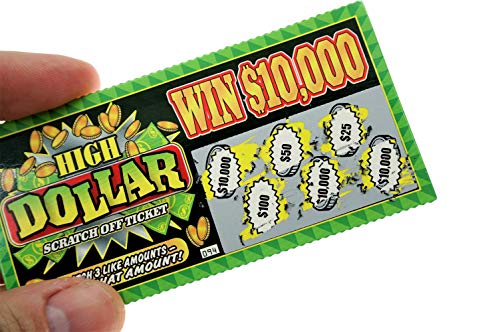 Fake Lottery Tickets Prank - 5 Assorted Scratch Off Cards