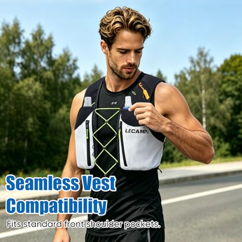 500ml Collapsible Soft Flask for Trail Running - 2 Pack