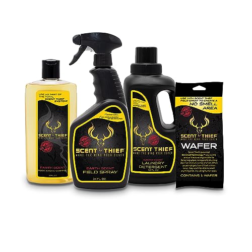Scent Thief Hunter's Trophy Pack - Premium Hunting Scent Eliminator & Accessories