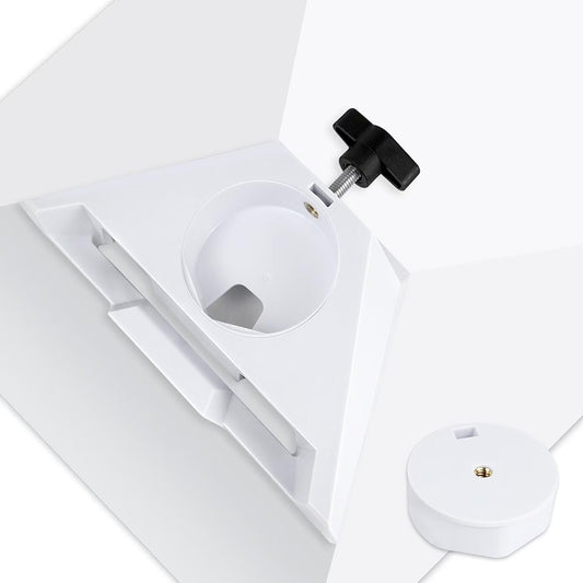 Mini Adapter Mount for Starlink Mini Mounting Kit for Starlink 1/4 Inch,Adapter Mount Bracket for Starlink Mini 1/4 Inch Nut Adapter Mounting Kit for RV/Camper/Yacht White