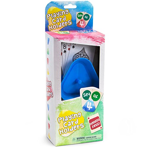 Triangle Card Holders for Playing Cards - 4 Pack