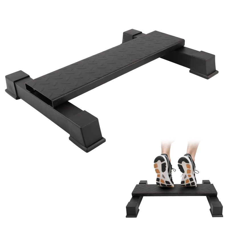 FAHKNS Steel Calf Raise Bar for Home Gym, Standing Calf Raise Machine for Calf Stretching, Squating, Foot Stretching, Anti-Slip Solid Calf Block, Calf Stretcher