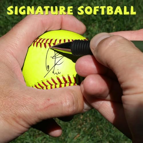 Fastpitch Softballs - Official Size & Weight Training Ball, 12-Inch, 1 Pack