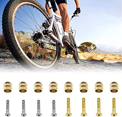 CYSKY 2500mm Hydraulic Brake Hose Kit for Shimano BH59 BH90 Avid SRAM – Black, 8 Brass Olives & 8 Inserts