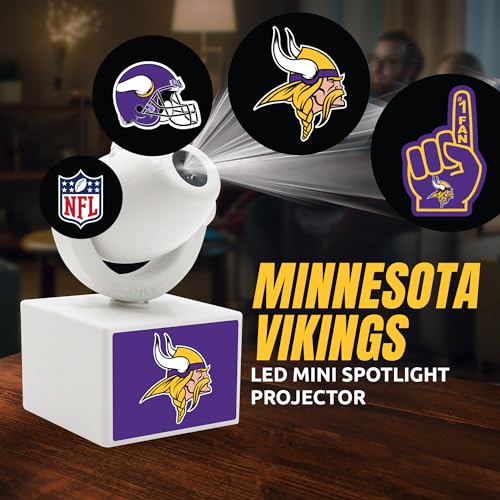 Minnesota Vikings LED Mini Spotlight Projector - Battery Operated