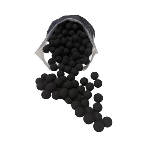 3Skull .43 Cal or .50 Cal or .68 Cal Rubber Balls New Reusable Training Rubber Balls for Paintball Guns (.50, 100), Black