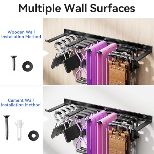 Wall-Mounted Gym Equipment Storage Rack - Medium Size