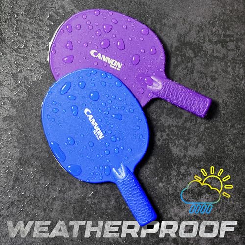 Cannon Sports 6-Color Unbreakable Table Tennis Paddle Set