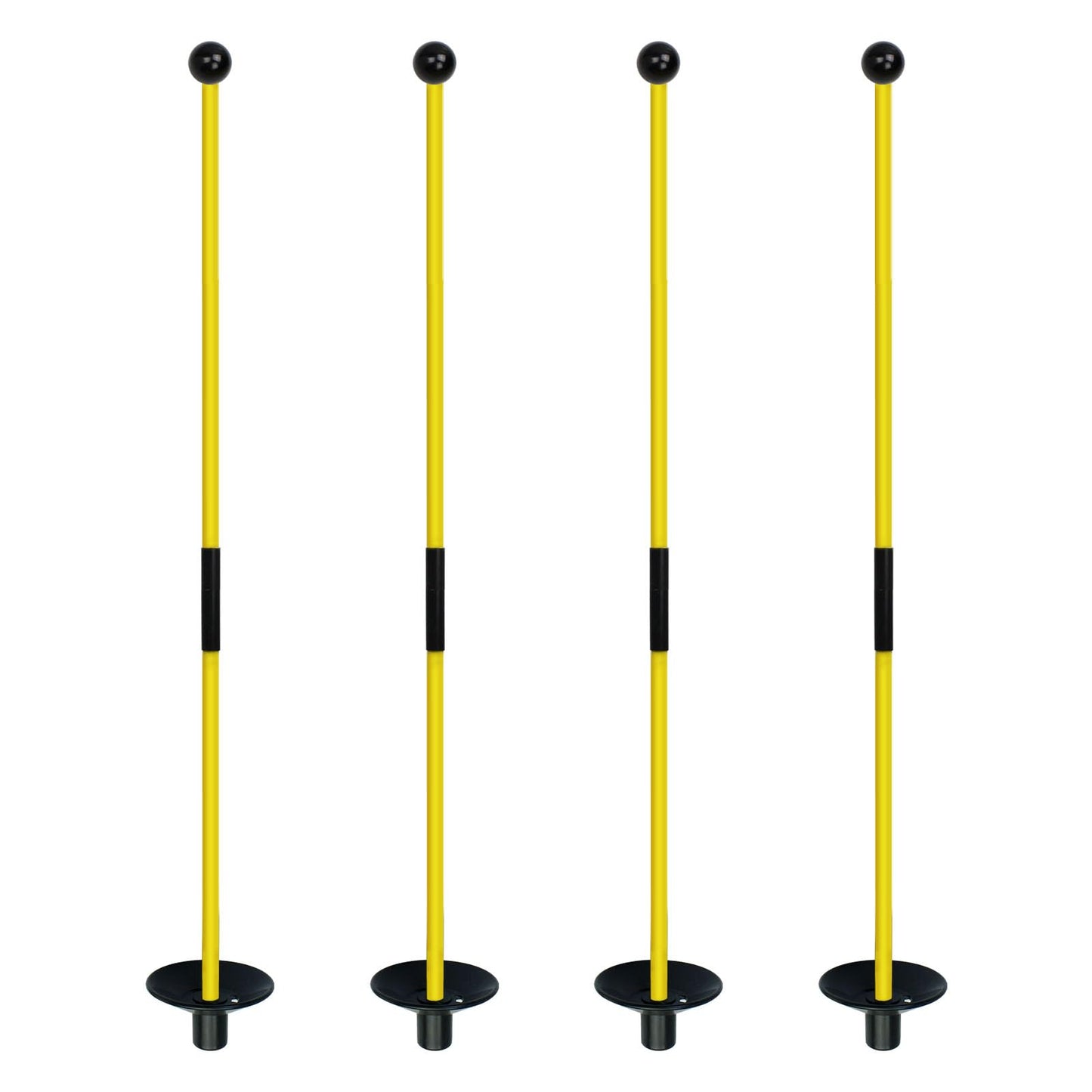 Crestgolf 4PCS Golf Flagstick - Portable Design, Practice Putting Green Flag Stick for Yard - Golf Pole Pin Flagpole