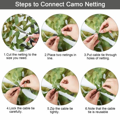 Camouflage Netting Bulk Roll - Woodland Camo, 1.5 x 2 m