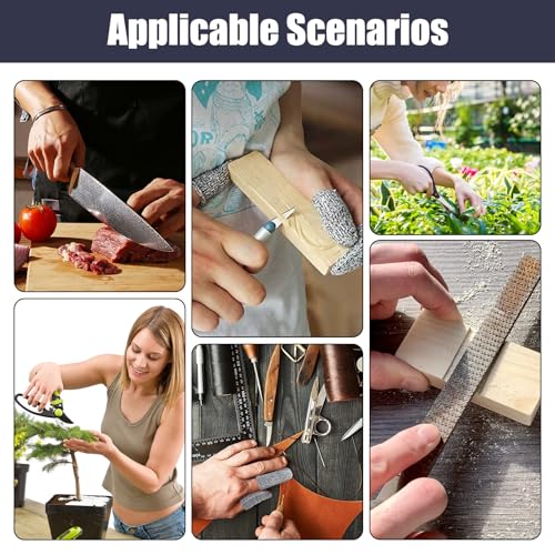 20 Pcs Cut-Resistant Finger Cots - Reusable Thumb Protectors