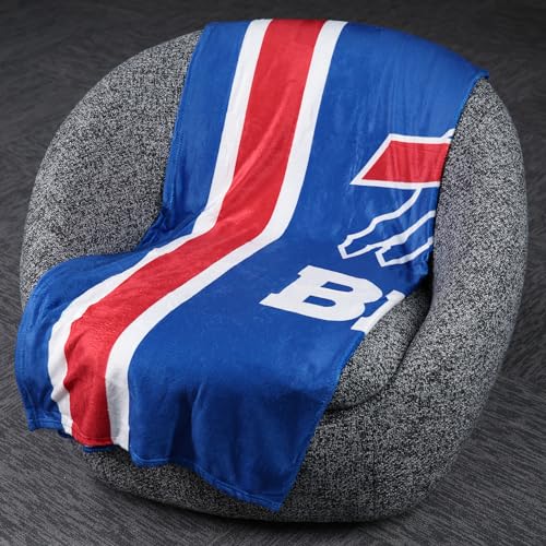 Buffalo Bills NFL Plush Micro Raschel Throw Blanket - 50x60