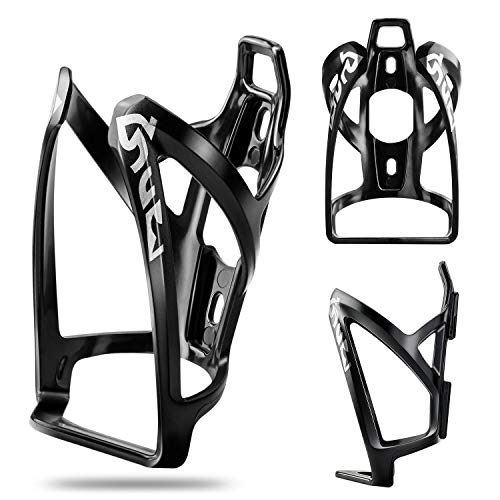 Ultra-Light Bike Water Bottle Cage Holder - 2 Pack Black