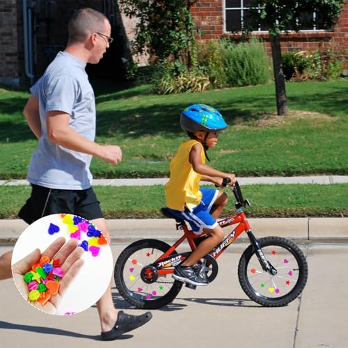 315 Pcs Colorful Bike Wheel Spoke Beads Set - Assorted Shapes