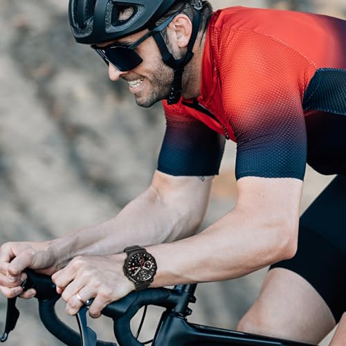 Elastic Woven Band for Amazfit T-Rex 3 - Black Magnetic Buckle Strap
