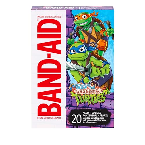 Adhesive Bandages for Kids - Teenage Mutant Ninja Turtles - 20 Count