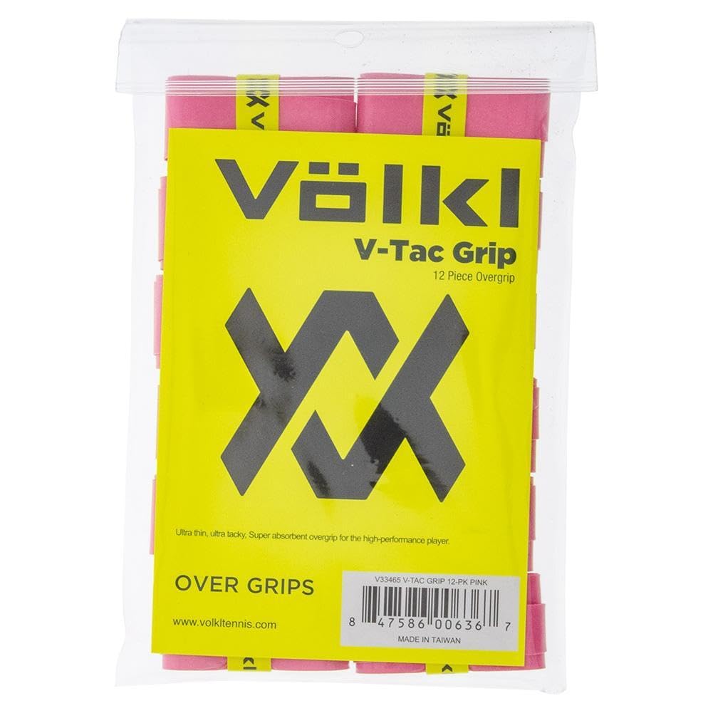 Volkl V-Tac Grip | Overgrip | Ultra Thin | Ultra Tacky | Super Absorbent | High Performance Tennis Grip