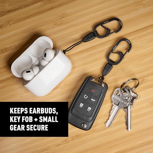 Nite Ize G-Series Mini Lanyard with Dual Chamber Carabiner — 2 Pack