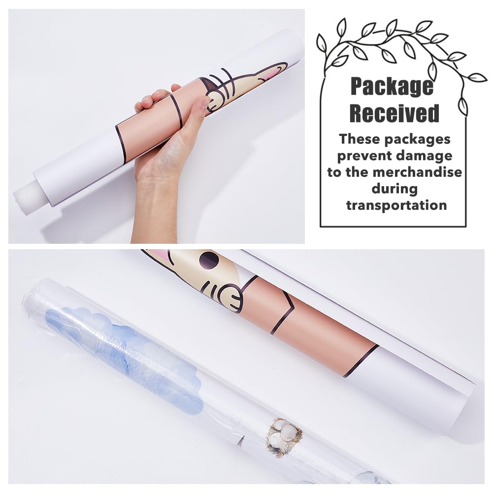 SUPERDANT 3D Mouse Hole Realistic Wall Sticker Mouse Coffee Decal Kids Room Wall Decor Sticker Funny Animal Peel and Stick Stickers Decal for Children Room Kitchen Home Bedroom Classroom