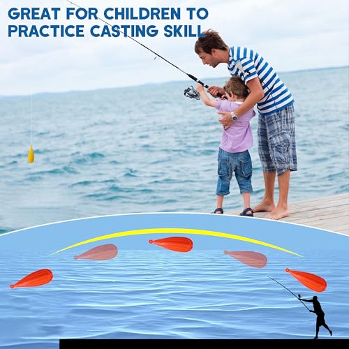 Fishing Practice Plugs - 5pcs Mixed Sizes Silicone Casting Tools