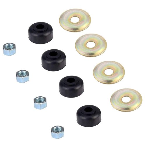 10L0L Golf Cart Shock Absorber Cushion Bushing Kit for EZGO TXT Marathon 1989-up, Club Car DS and Precedent 1982-Up, OEM# 1011415 10194G1 10435G1