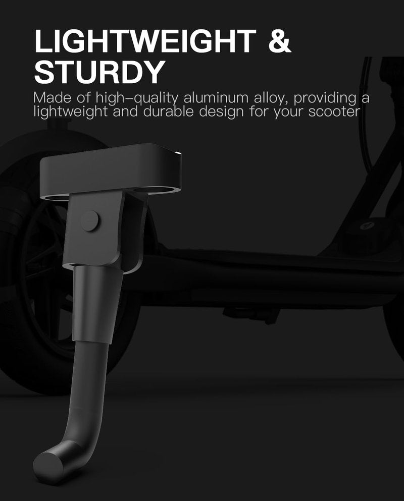 stio Scooter Kickstand Compatible with Segway Ninebot F/D Series KickScooter F40/F30/F25/D18/D28/D38/D40 Side Kick Stand Aluminum Alloy Parking Stand Feet Support Holder Scooter Original Accessories