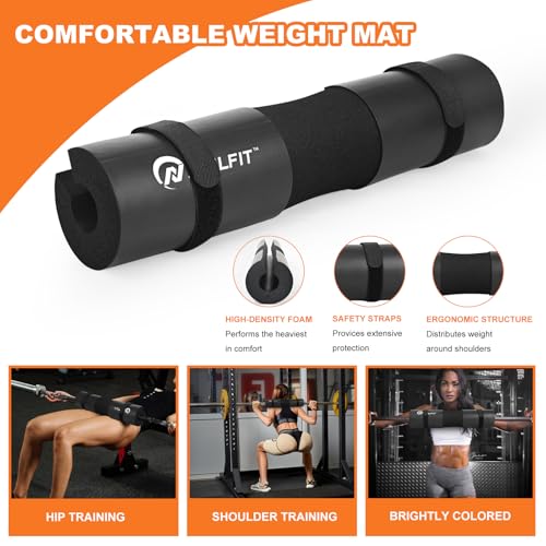 Barbell Pad for Squats and Weightlifting - Non-Slip Foam Squat Pad